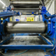 Factory for the production of conveyor belts